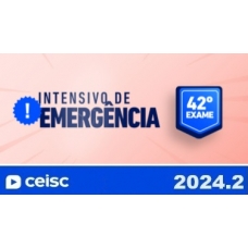 1ª Fase OAB 42 Exame - Intensivo de Emergência - Cronograma 100 Dias (CEISC 2024) (Ordem dos Advogados do Brasil)